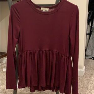 Women’s Small Red Ultra Flirt Shirt